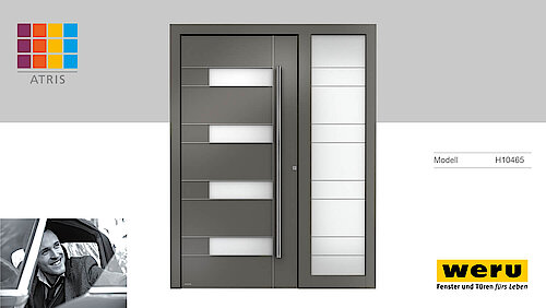 Weru Aluminium Haustüren Atris-life Modell H10465