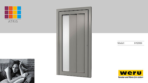 Weru Aluminium Haustüren Atris-style Modell H12006